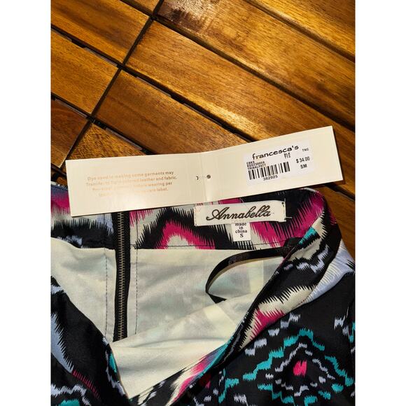 Francesca's Annabelle Tribal Pattern Skirt size Small new - Picture 4 of 7